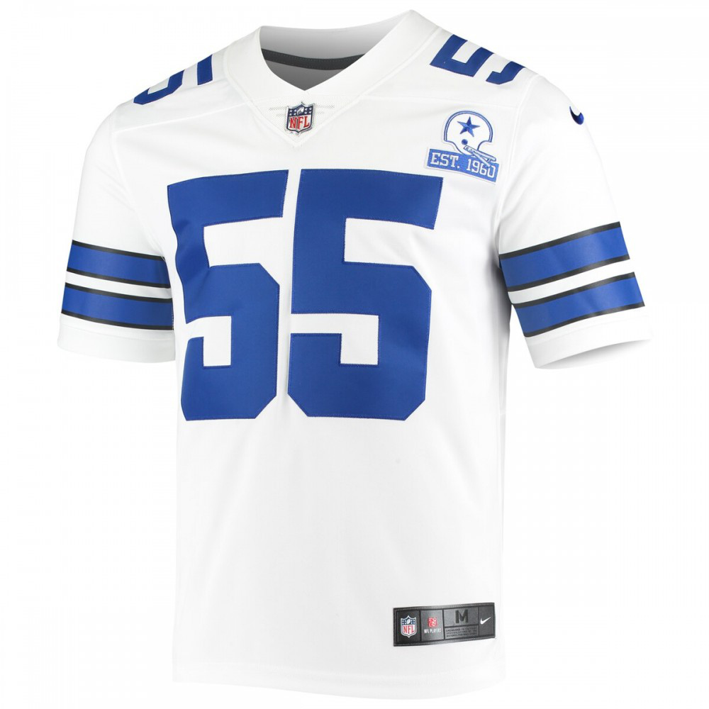 Leighton Vander Esch Dallas Cowboys Nike 60th Anniversary Limited Jersey - White-Profan Arena